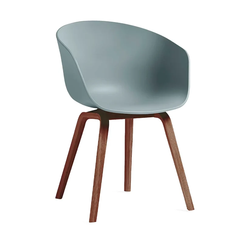 about a chair aac 22 in dusty blue walnut high quality seating