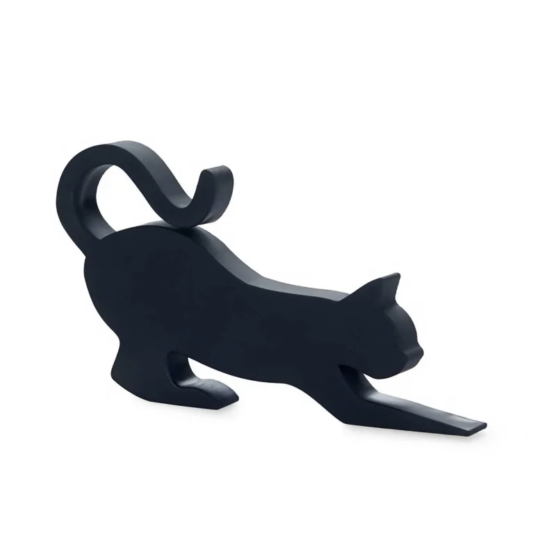 balvi feline door stopper elegant cat shaped design