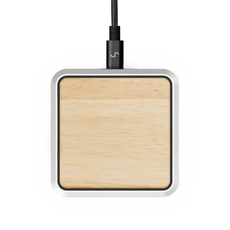 barisieur wireless charger blonde finish