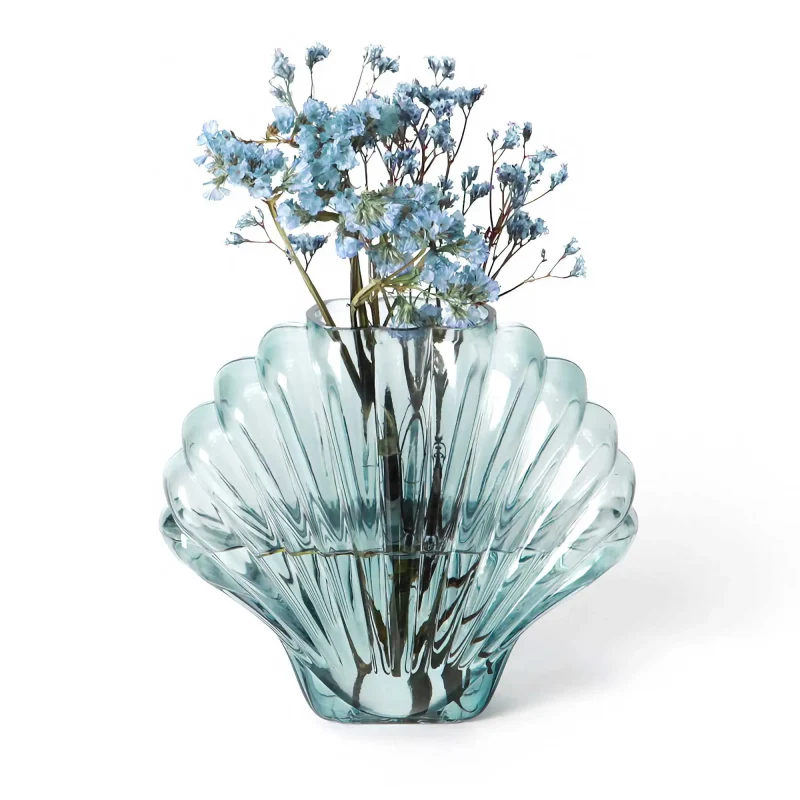 blue seashell vase by doly shop now