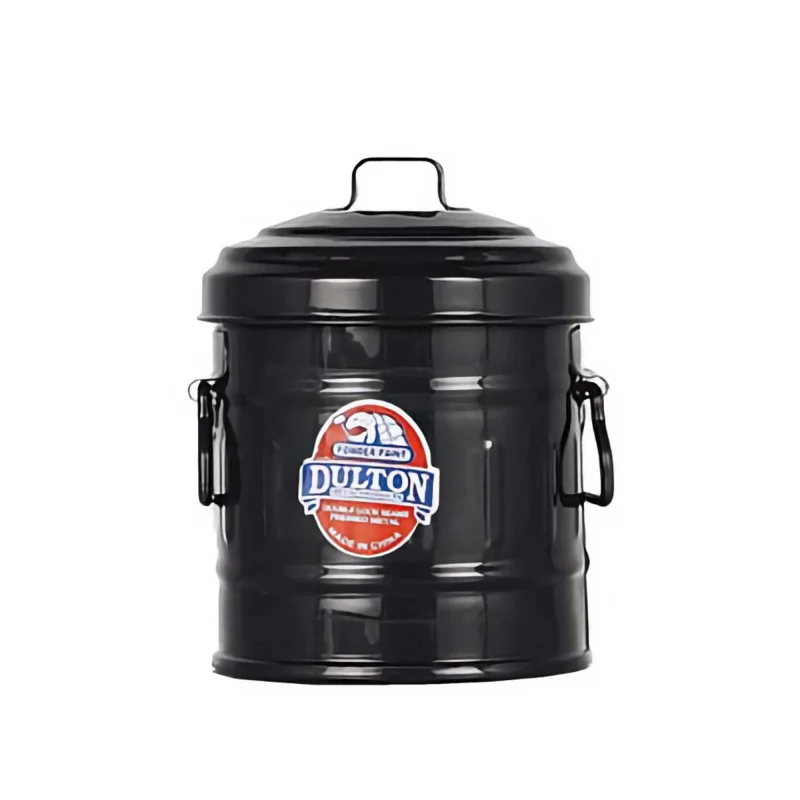 compact black dulton micro garbage can