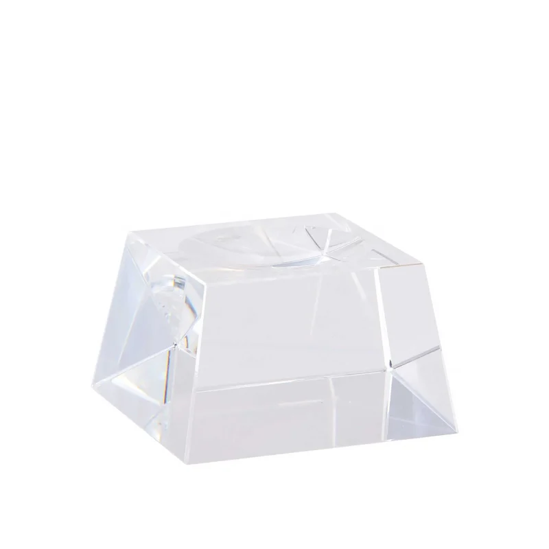 compact crystal base for decor easy returns