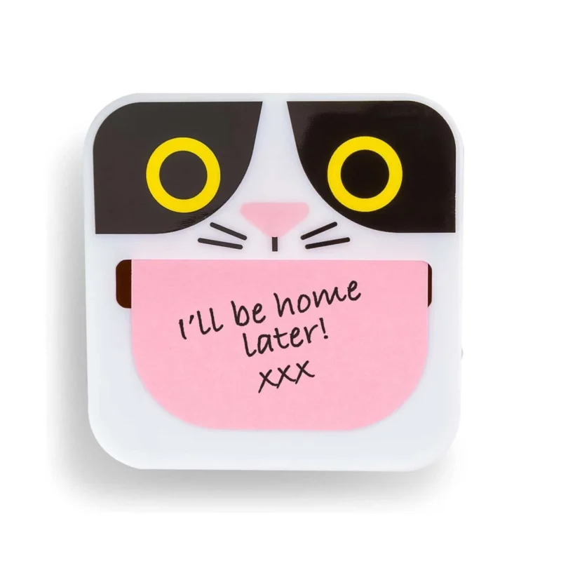 crazy cat mustard sticky notes