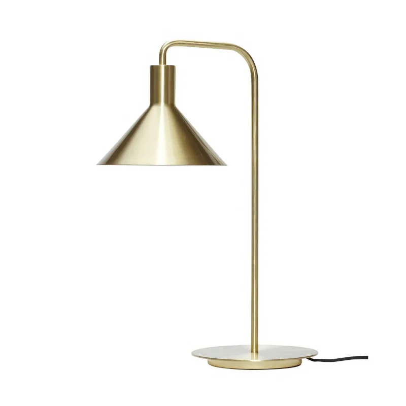 elegant brass solo table lamp modern lighting