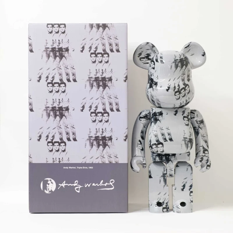 ex display be rbrick andy warhol elvis 1000 limited edition