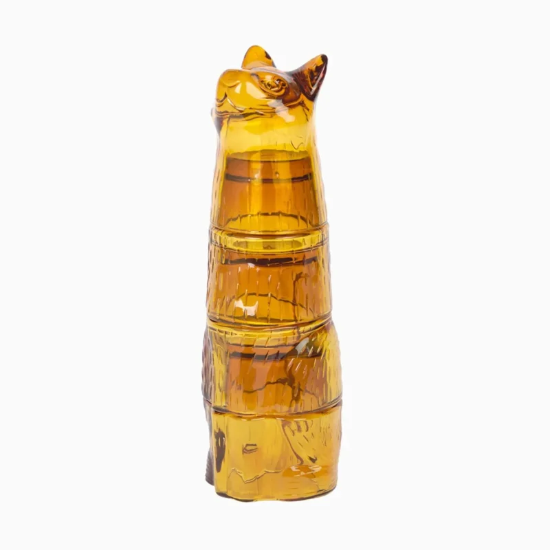 ginger kitty stackable glasses by doiy perfect gift for cat lovers