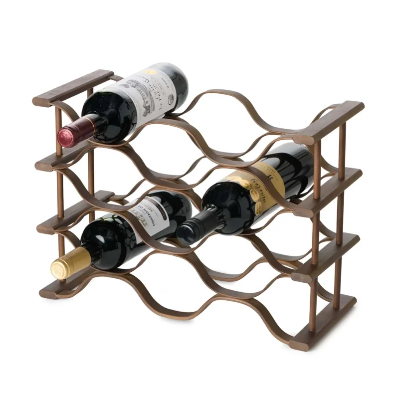 gudee wavi wine rack 9 bottle capacity premium storage solution