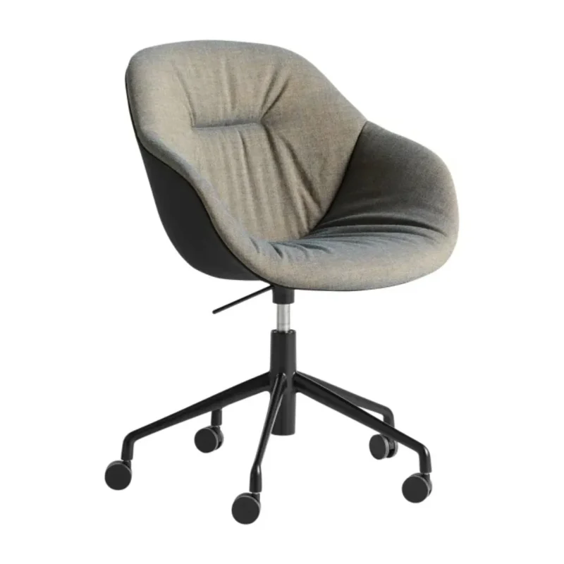 hay aac 153 soft duo chair black powder coated aluminium remix 852 steelcut trio