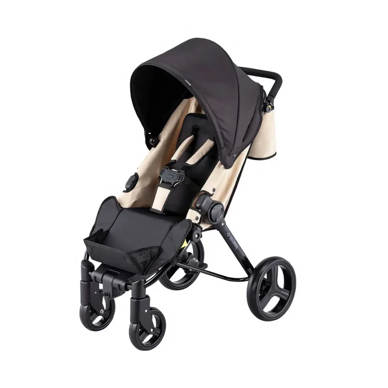 ides go cargo play stroller in pale beige easy return