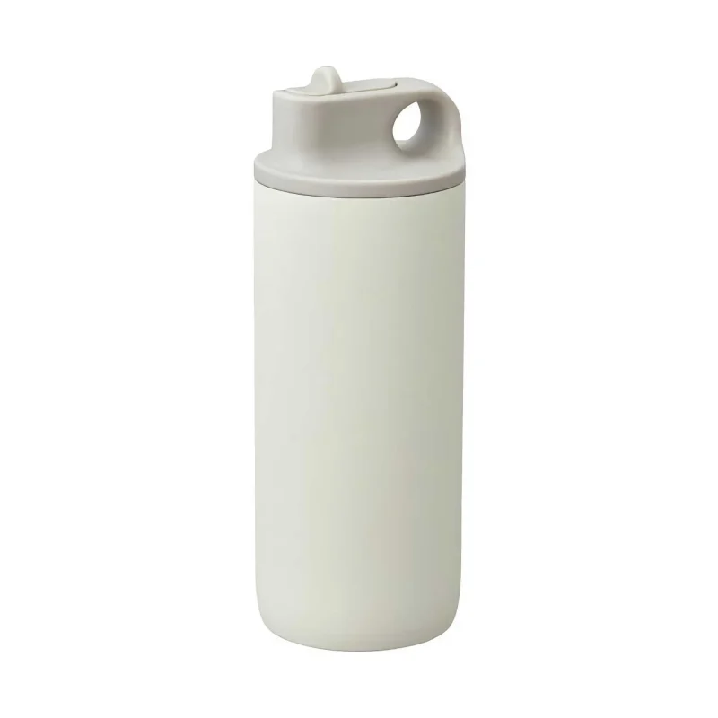 kinto 600ml active tumbler water bottle white