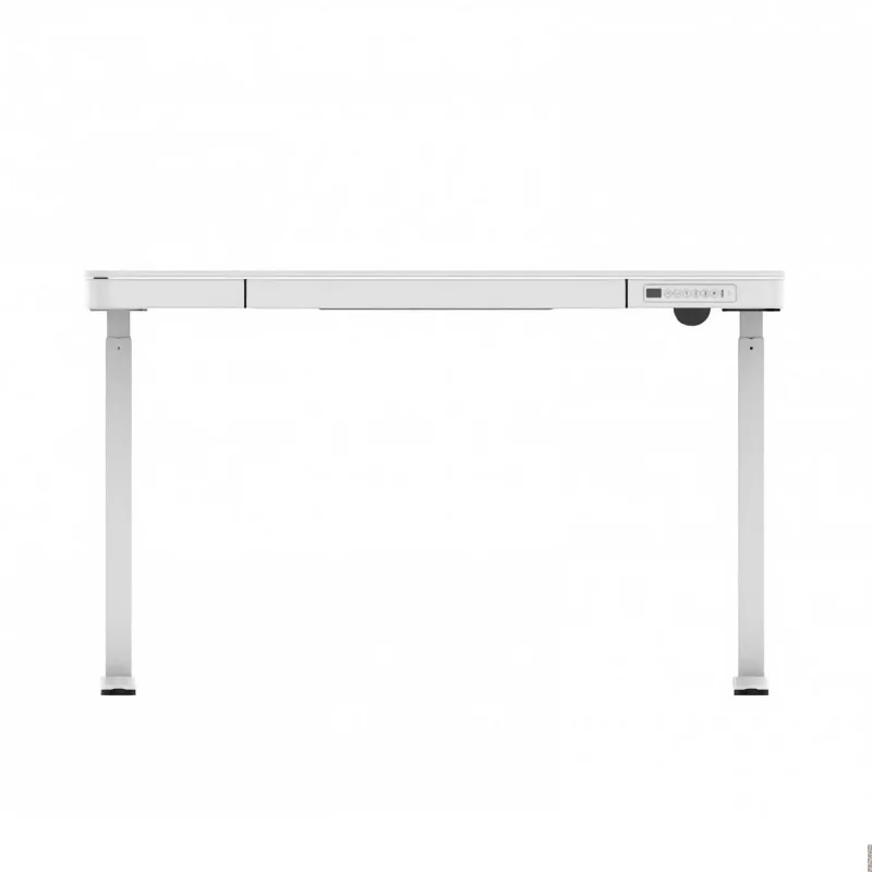 liftek electric adjustable desk white finish