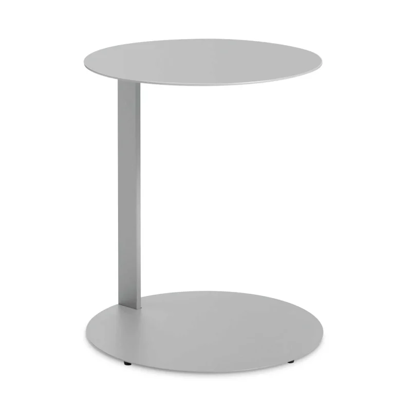 light grey blu dot note large side table 51 cm