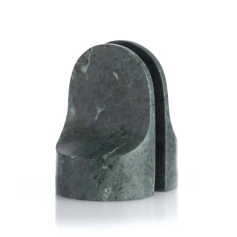 marble green emoji bookend xlboom stylish storage solution