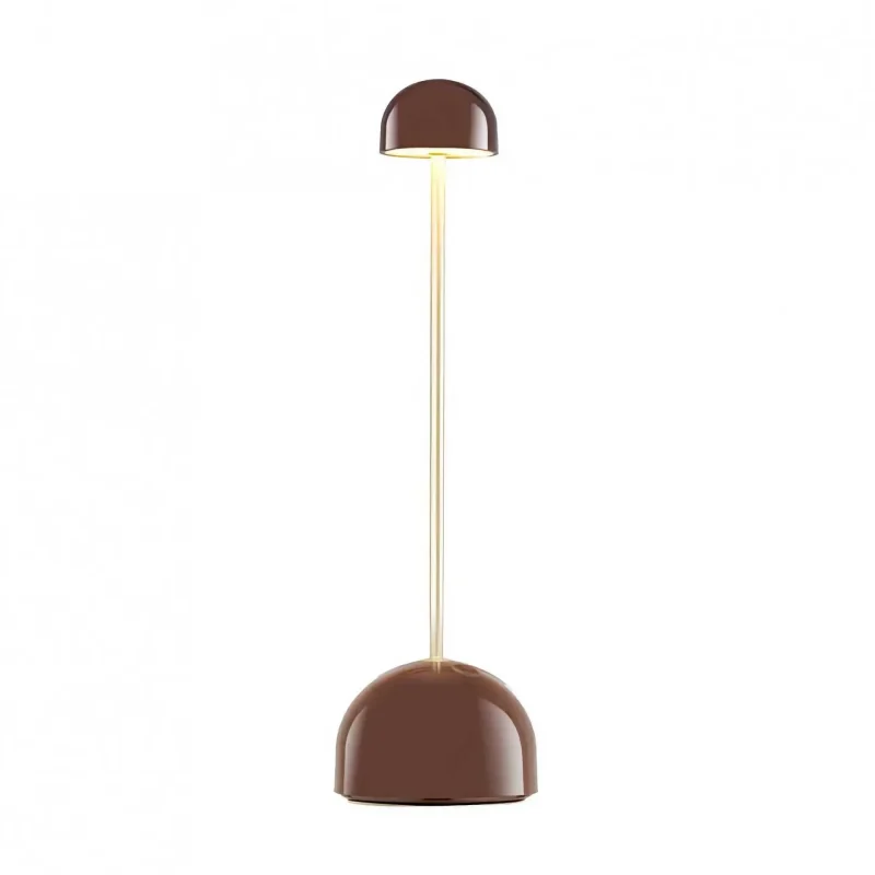 marset sips chocolate gold portable table lamp