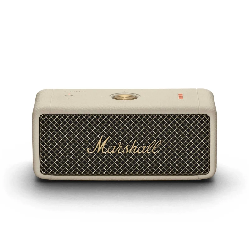 marshall emberton ii cream portable outdoor speaker