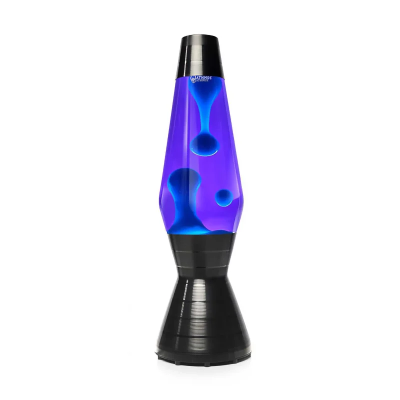 mathmos astro vinyl lava lamp violet turquoise 43cm