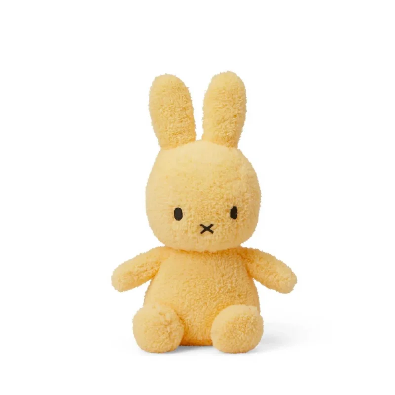 miffy 23cm soft yellow terry sitting toy