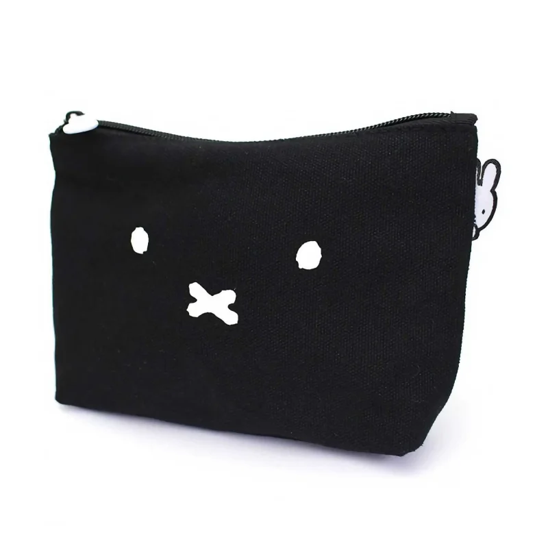 miffy black canvas pouch