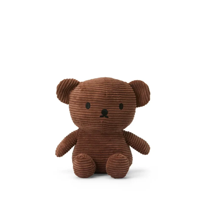 miffy boris 17cm corduroy brown soft toy