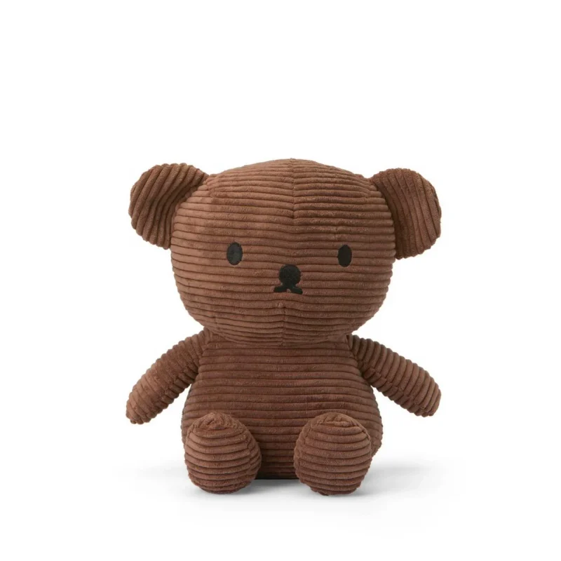 miffy boris 24cm corduroy brown soft toy