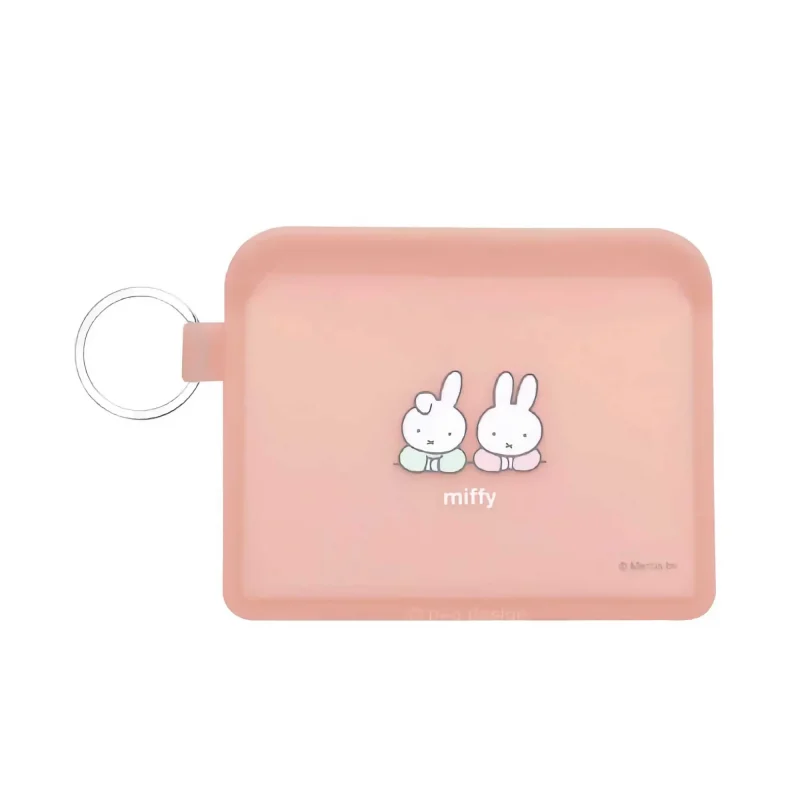 miffy flappo pink card case secure stylish wallet