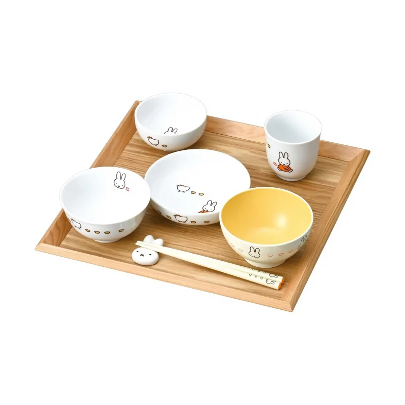 miffy kids tray tableware set