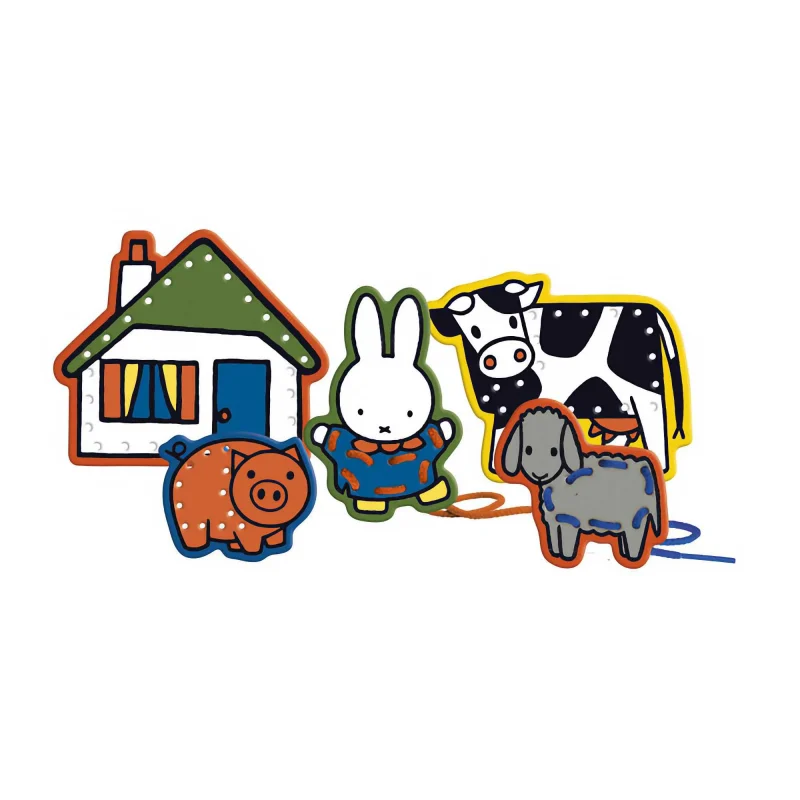 miffy lacing cards by bambolino toys educational fun for kids