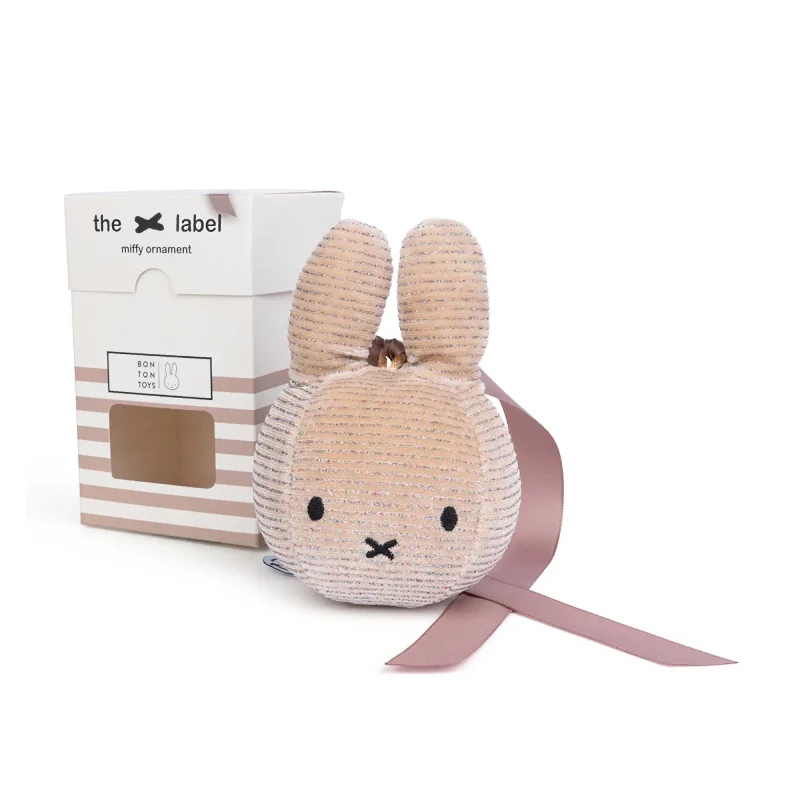 miffy ornament in gift box sparkle sand