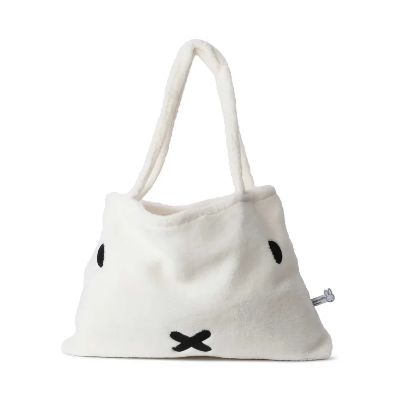 miffy recycled teddy white shopping bag