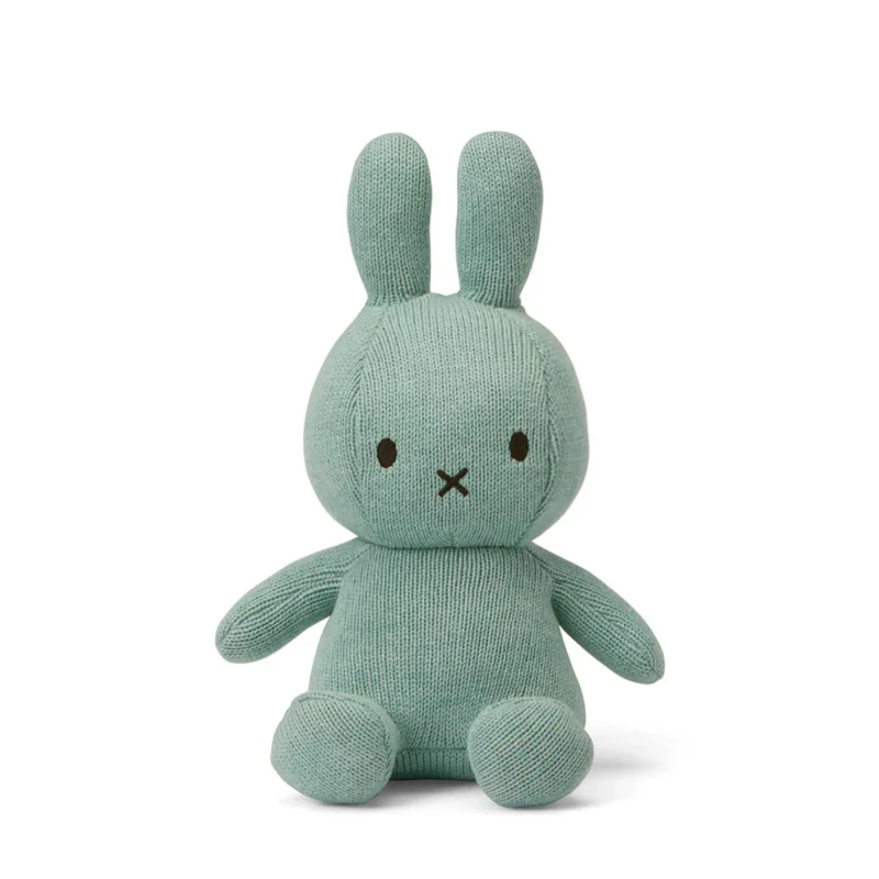 miffy soft toy 23cm organic cotton sea blue