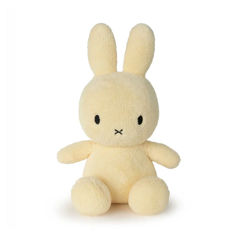 miffy soft yellow terry plush toy 33cm