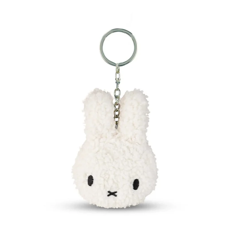 miffy teddy cream keychain adorable flat design