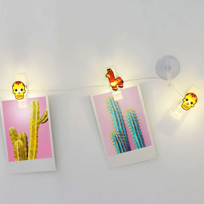 mustard pinata light clips bright fun decor