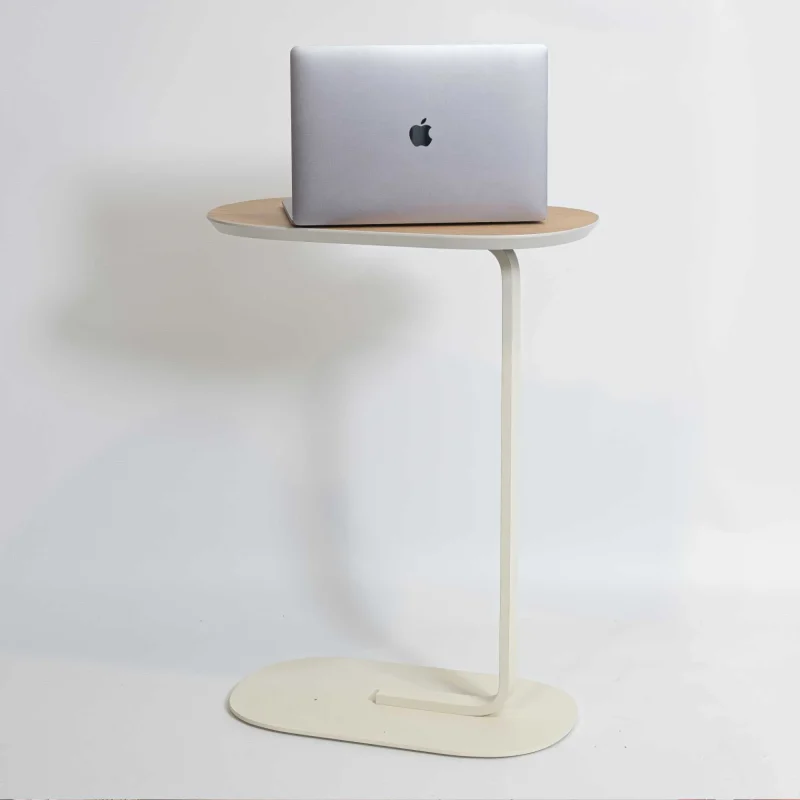 muuto relate oak side table 74cm off white ex display