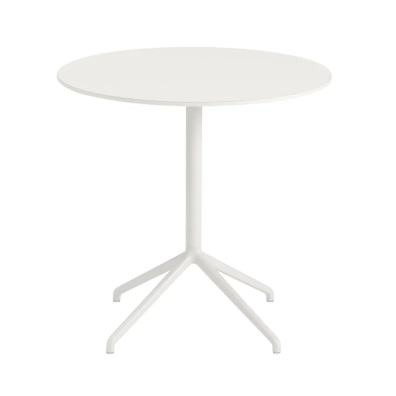 muuto still white cafe table 75cm diameter 73cm height durable nanolaminate