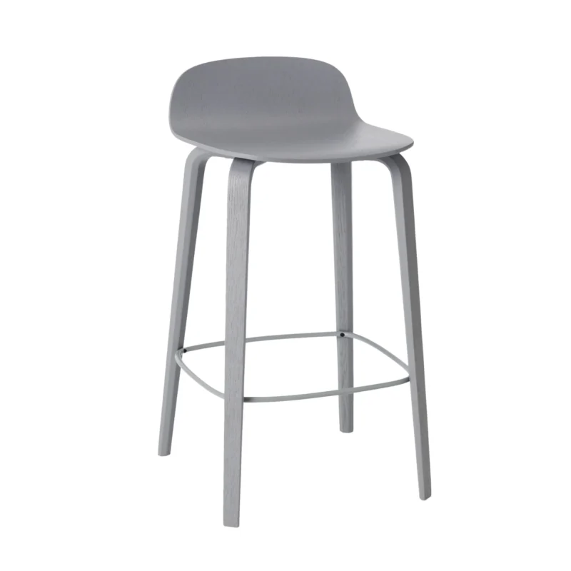 muuto visu grey counter stool 65 cm