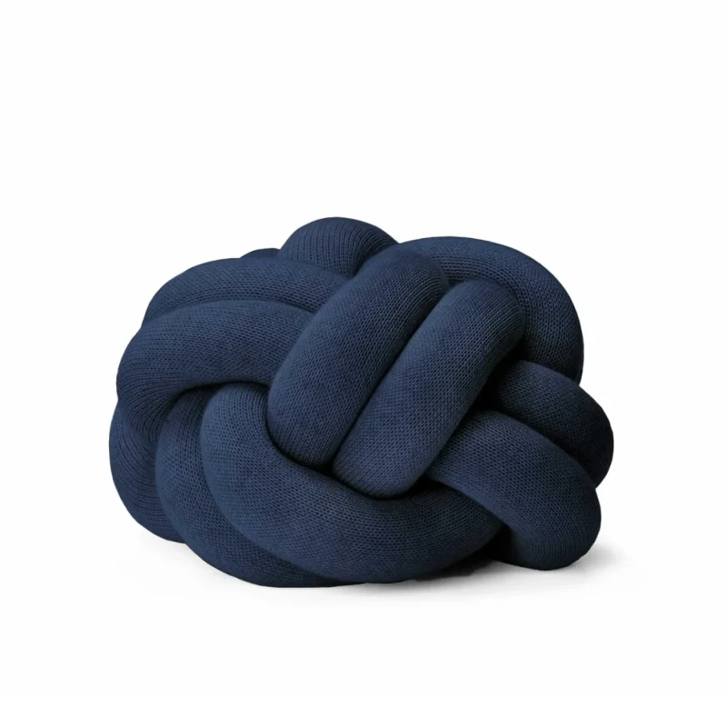 navy knot cushion by design house stockholm premium home decor