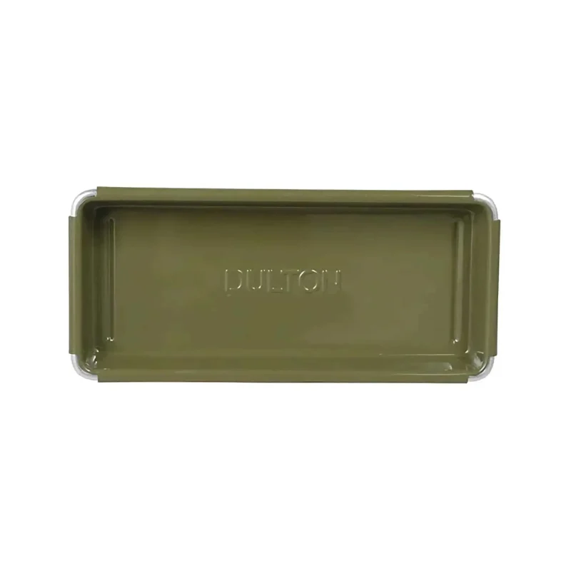 olive green dulton desktop tray modern organizer for workspace