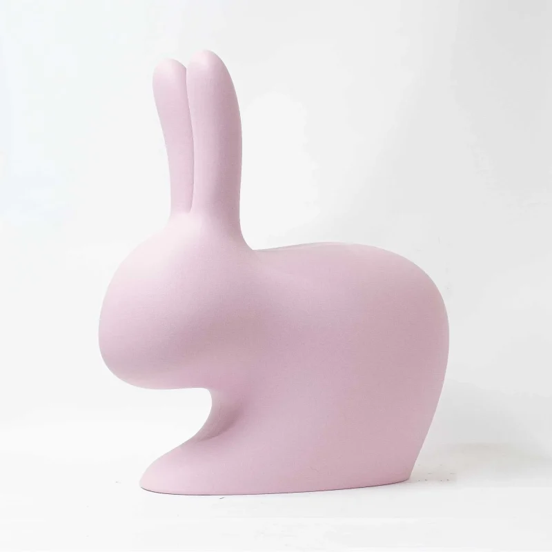 pink qeeboo rabbit chair for kids adults