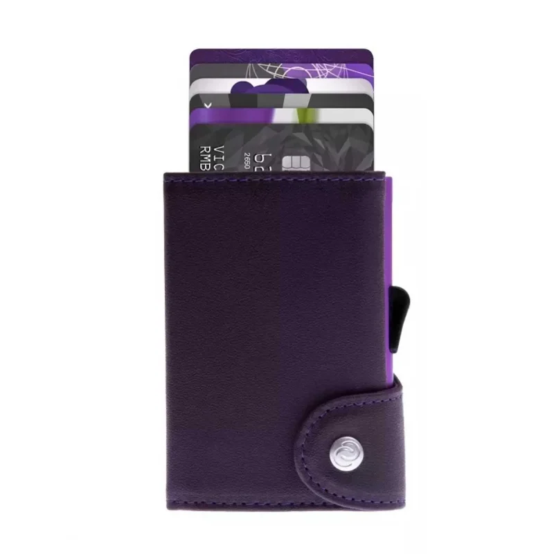 rfid blocking leather card wallet italian craftsmanship