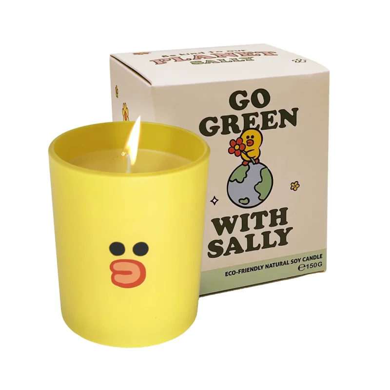 sally soy candle line friends go green