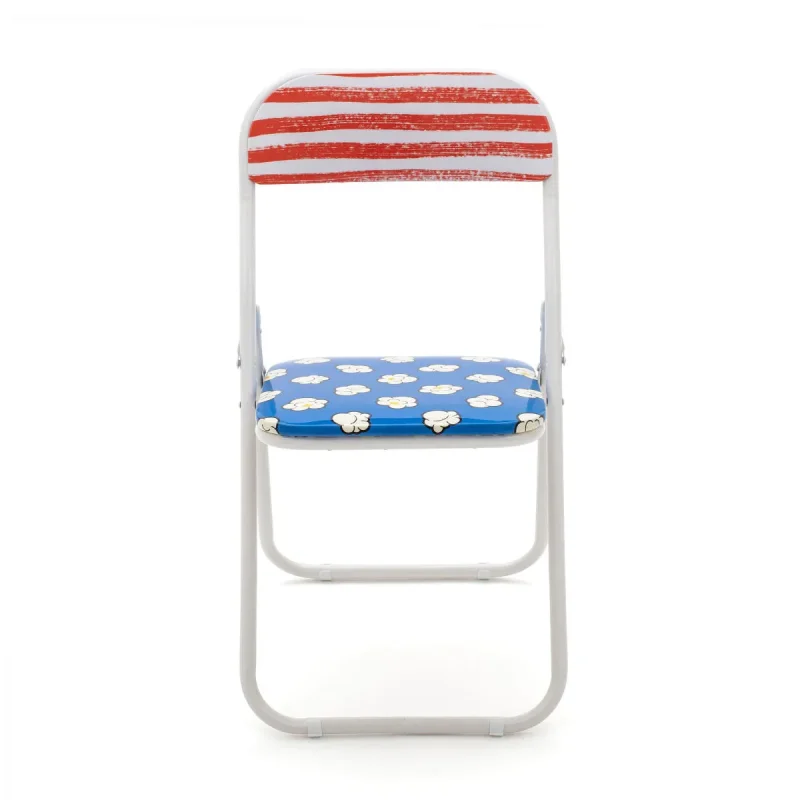 seletti pop corn blow folding chair stylish compact