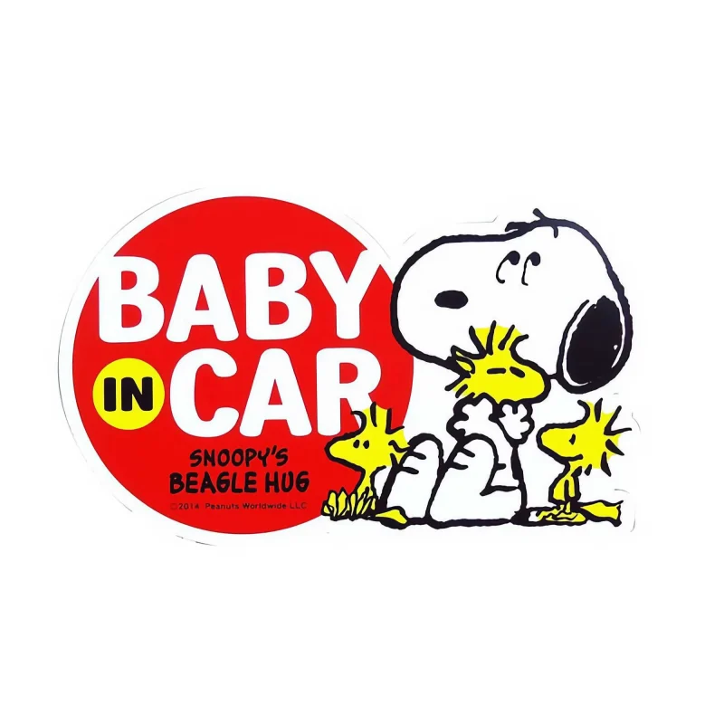 snoopy magnetic safety sign easy return