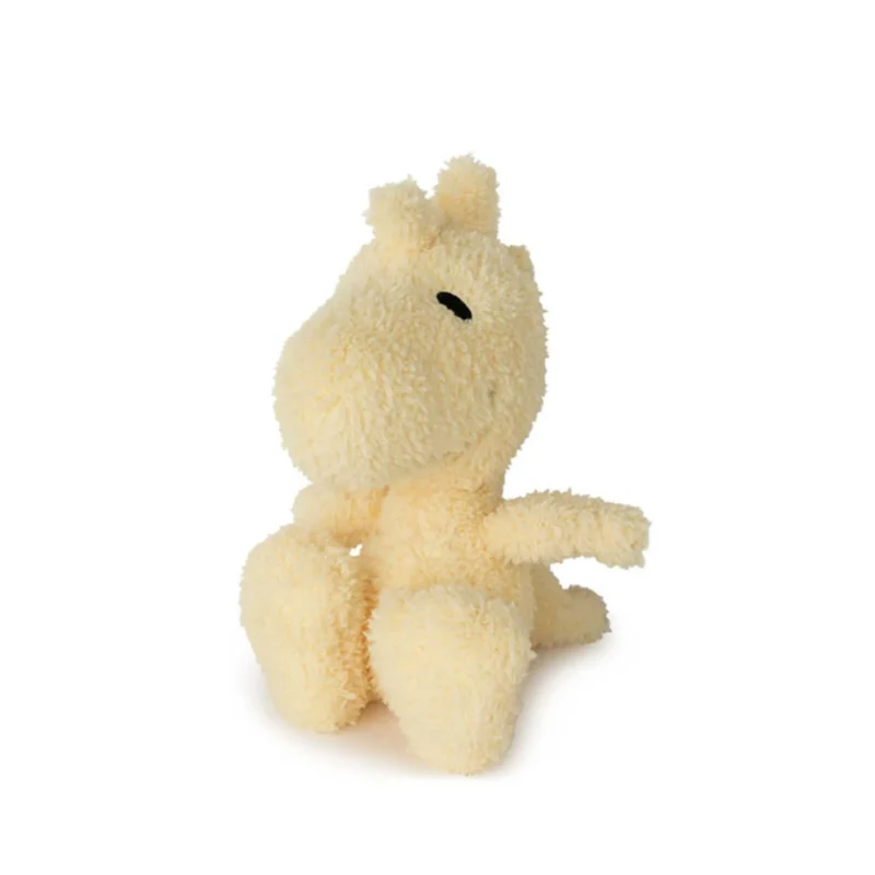 snoopy woodstock terry plush 15cm yellow