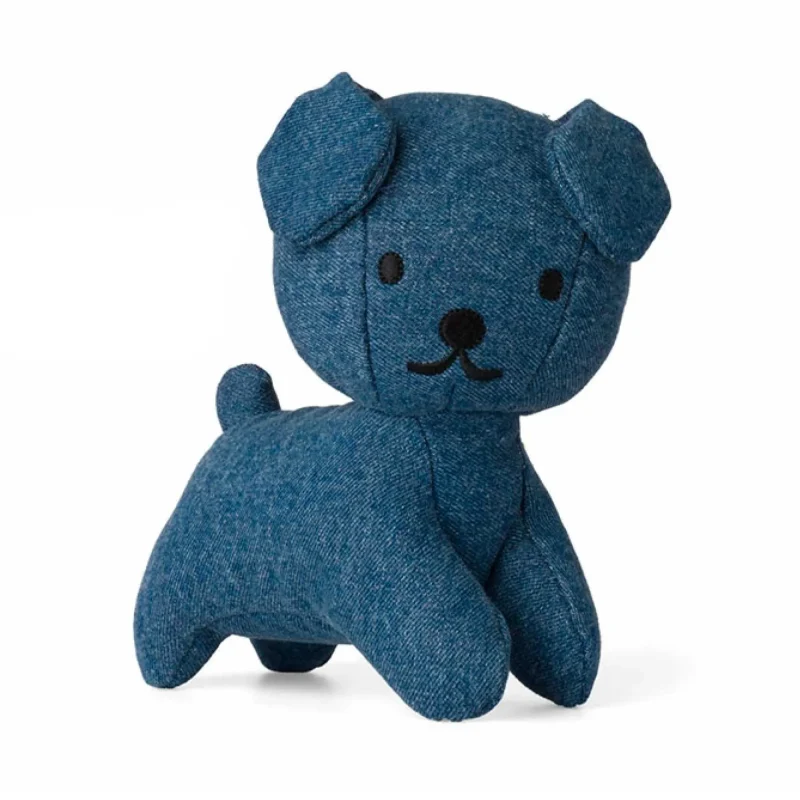 snuffy 21cm denim soft toy mid wash