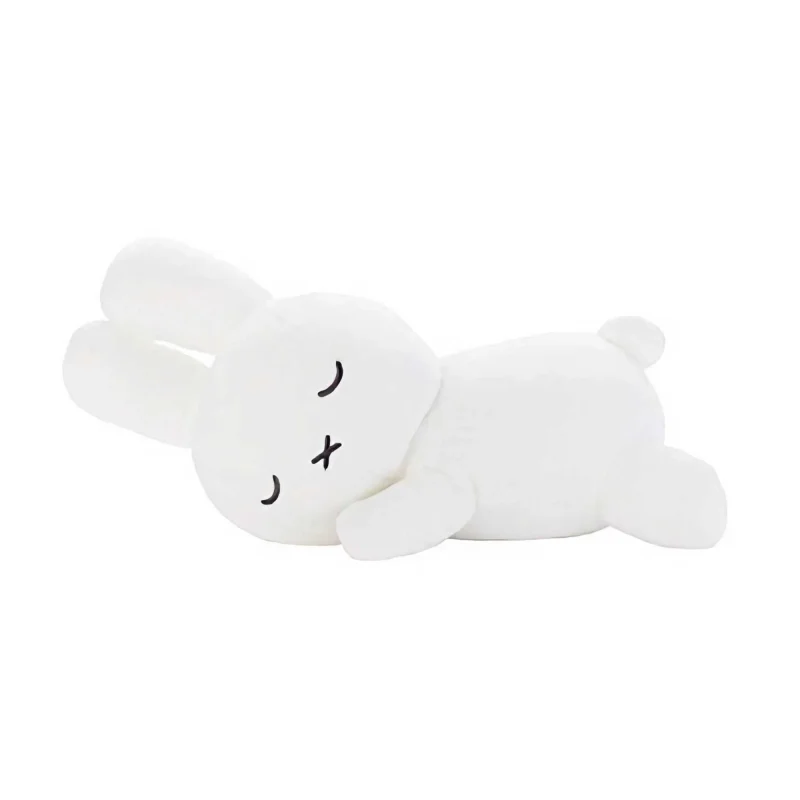 soft miffy sleeping plush 30cm white