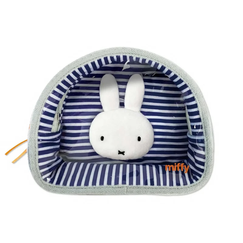 striped miffy kamaboko pouch for shoppers