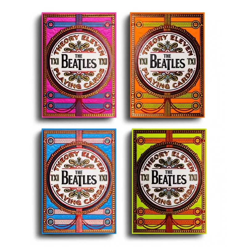 the beatles playing cards set 4 unique decks