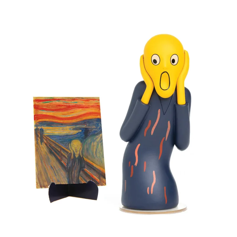 the scream action figure today is art day