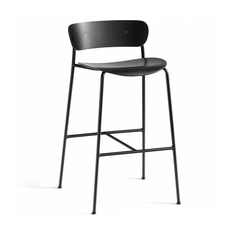 tradition av7 pavilion counter stool black black 65 cm